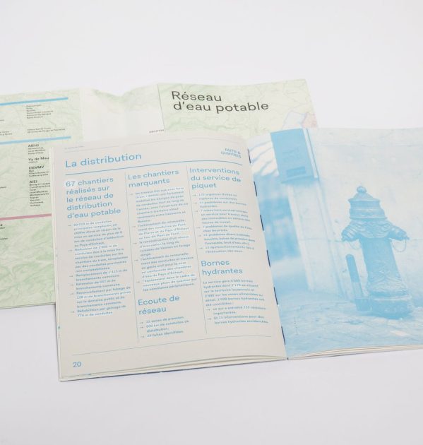 Brochure cousue au fil